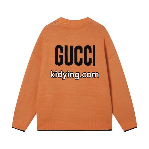 GUCCI 当店イチオシニット オレンジ インパクト大 遊び心 グッチ コピー-1