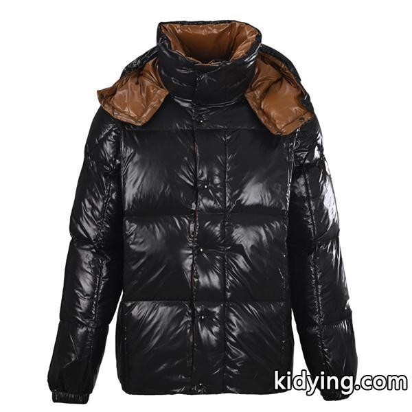 プレミアム ブラック フード ダウンジャケット 2026冬定番 MONCLER モンクレール 偽物-0