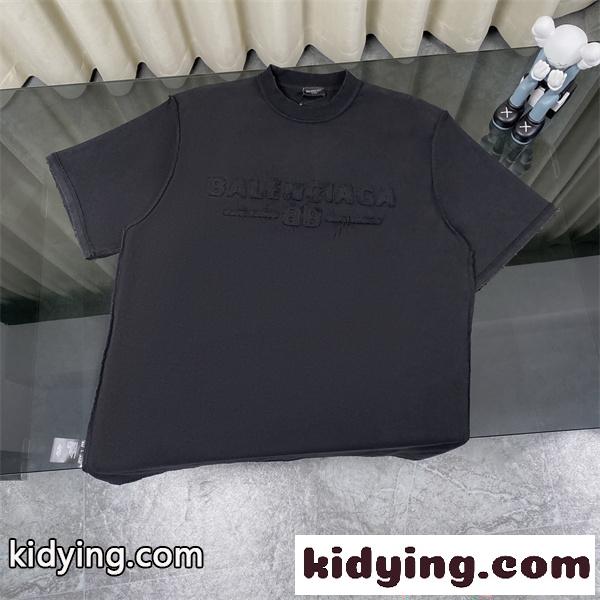 半袖Tシャツ シンプル BALENCIAGA 高級感 無地調 モード系 落ち着き バレンシアガ スーパーコピー-0