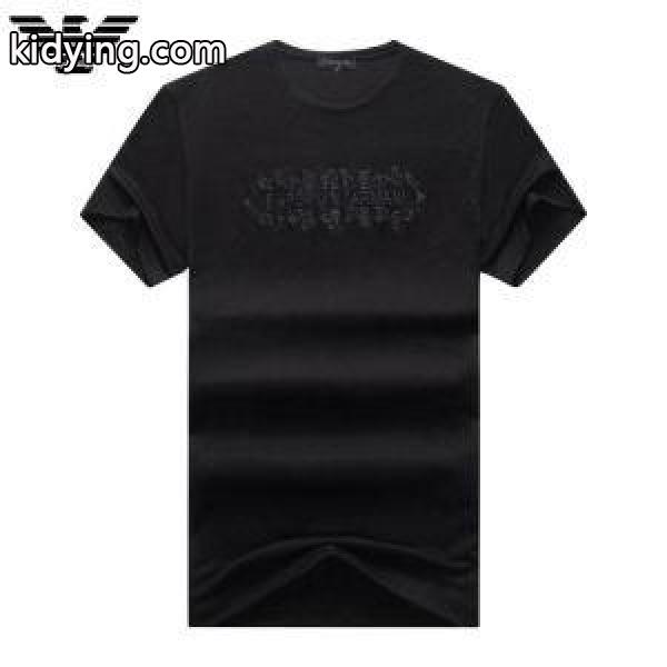 アルマーニtシャツ激安ARMANI超激得新作登場シンプル通勤通学大きいサイズ半袖Ｔシャツクルーネックトレンド-1