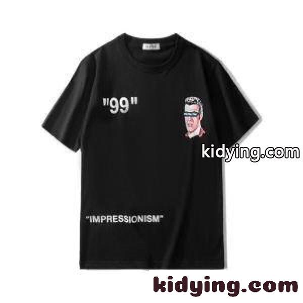 驚きの破格値人気通気性速乾性ｔシャツガンガン使用紳士服ホワイトブラックOff-Whiteオフホワイト Tシャツ コピー-0
