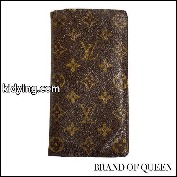 LOUIS VUITTON ルイヴィトン 長財布 モノグラム ブラザ 茶 売れ筋 通販 ショッピング-0