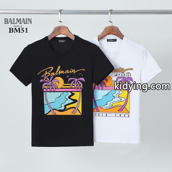 バルマンtシャツコピー カジュアルな雰囲気ゆえ ストリートやスポーティなどにもってこい-0