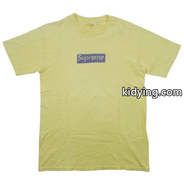 シュプリーム SUPREME 04SS Pen Box Logo Tee BOXロゴTシャツ 黄 良い 通販 ショッピング-0