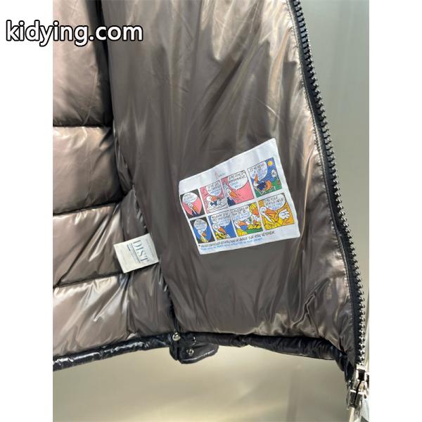 ブラック光沢ダウン 円形ロゴ 秋冬強保温 モンクレール MONCLER スーパーコピージャケット 定番-8