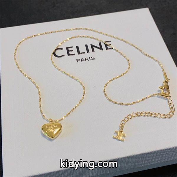 2025秋冬 ハートトリオンフ ゴールドネックレス プレミアム セリーヌ CELINE スーパーコピー-1