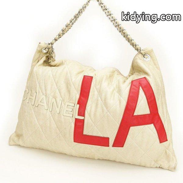 Chanel バッグ ショルダーバッグ ベージュ レッド レディース 中古 Bag :Y726:ブランドデポTOKYO - 通販ショッピング-0