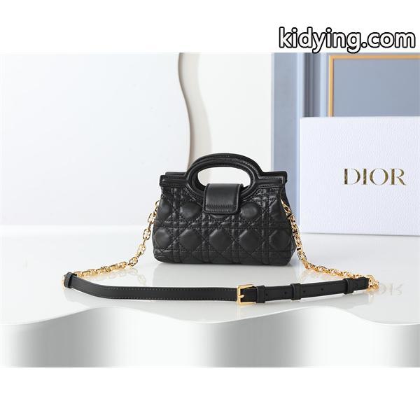 ディオール DIOR ピンク菱格 パールロゴ ハンドバッグ スーパーコピー レディース フェミニン-3