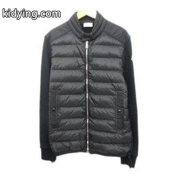 美品 モンクレール MONCLER MAGLIA CARDIGAN マグリア カーディガン ダウン ジャケット ブルゾン 切替 ロゴ スタンドカラー 黒 メンズ【中古】【ベクトル 古着】 :026-201809010790:ブランド古着販売のベクトル - 通販ショッピング-0