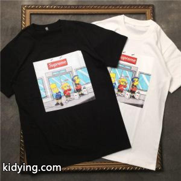 シュプリーム SUPREME 半袖/Tシャツ超人気美品 2色可選人目を引く存在感_半袖Tシャツ_メンズファッション_スーパーコピーブランド激安通販 専門店-0