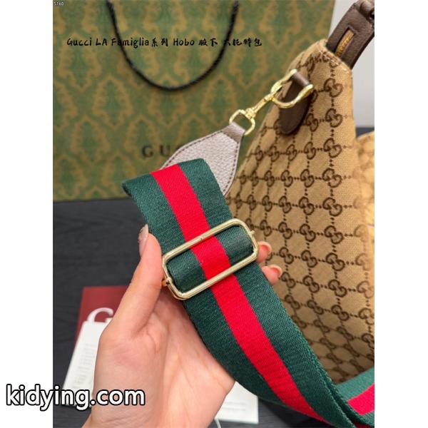 GUCCI LaFamigliaシリーズHobo グッチショルダーバッグコピー2026激安トレンド-7