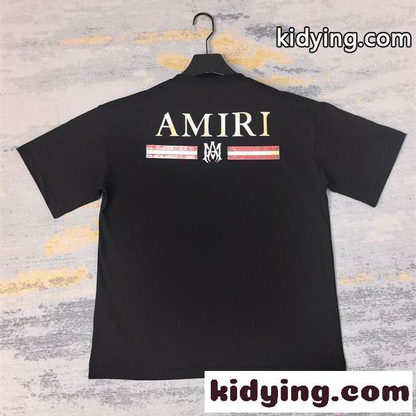 AMIRI モノトーン アミリ コピー 半袖Tシャツ シンプル 高見え カジュアル 2026新作コーデ-0
