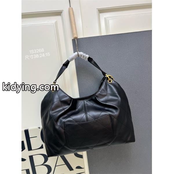 ブラックスエード 菱格チェーン CHANEL シャネル ショルダーバッグ 偽物 1S3268 レディース ヴィンテージ-3