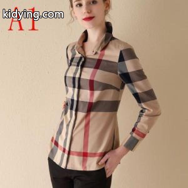 今流行りの最新コレクション 【2019年の夏のマスト BURBERRY バーバリー 長袖 シャツ レディース 多色可選_Tシャツブラウスシャツ_レディースファッション_スーパーコピーブランド激安通販 専門店-0
