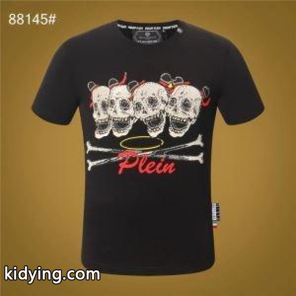 PHILIPP PLEIN Tシャツ/半袖 2019年春夏シーズンの人気 2色可選 フィリッププレインお洒落な印象に_フィリッププレイン PHILIPP PLEIN_ブランド コピー 激安(日本最大級)-2