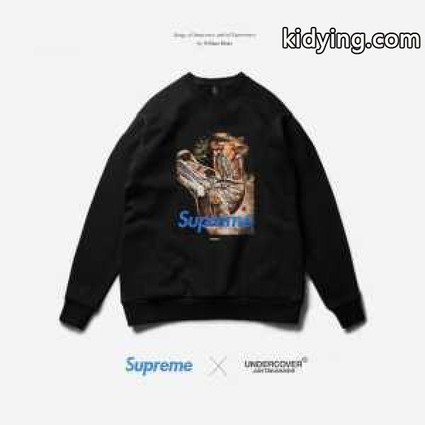 undercover×Supreme 2017 存在感のある ブラック プルオーバーパーカー_ジャケット パーカー セーター コート_メンズファッション_スーパーコピーブランド激安通販 専門店-0