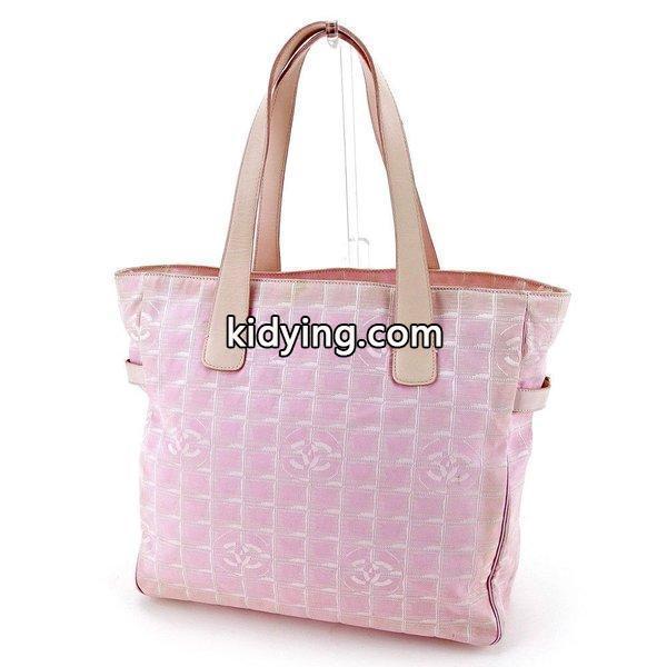 Chanel バッグ トートバッグ ニュートラベルライン トートGM ピンク ゴールド レディース 中古 Bag :T4033:ブランドデポTOKYO - 通販ショッピング-0