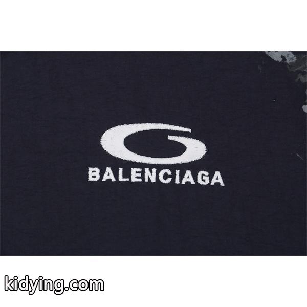 バレンシアガ 偽物 フードジャケット ヴィンテージ加工 スプラッシュデザイン 高品質 アウター BALENCIAGA-2