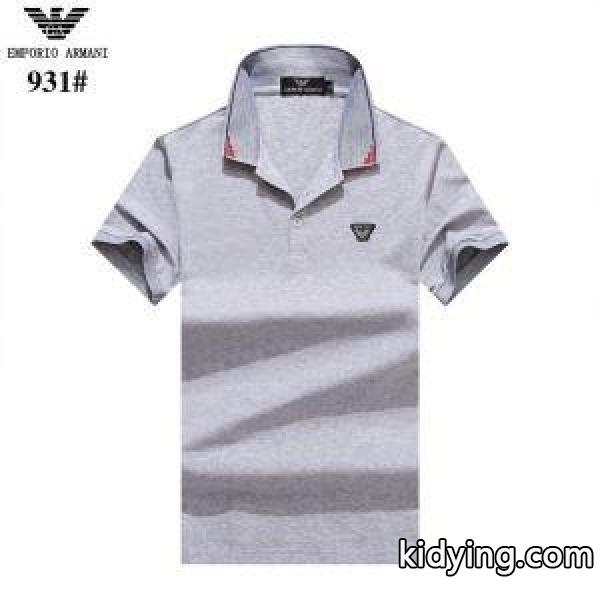 ARMANI アルマーニ 半袖Tシャツ 4色可選 夏の最旬スタイルを楽しい 新春セールアイテム_アルマーニ ARMANI_ブランド コピー 激安(日本最大級)-2