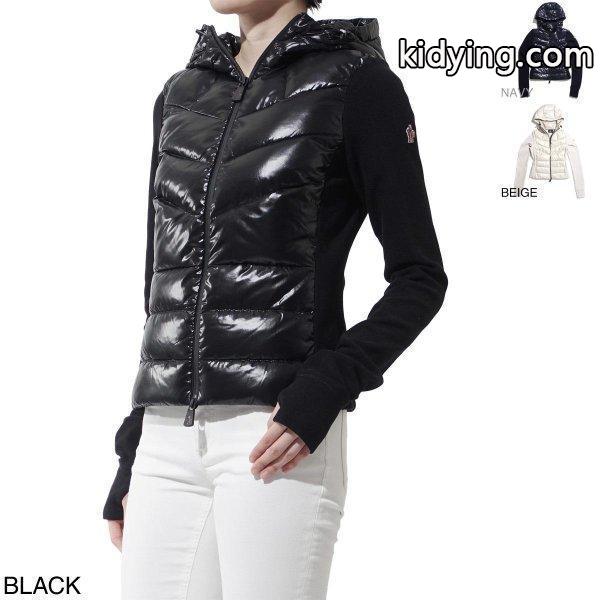 モンクレール MONCLER ダウン入りジップアップパーカ レディース ダウン 防寒 ジャケット フード パーカー 8451300-80093-999 グルノーブル :8451300-80093:モダンブルーYahoo!店 - 通販ショッピング-0