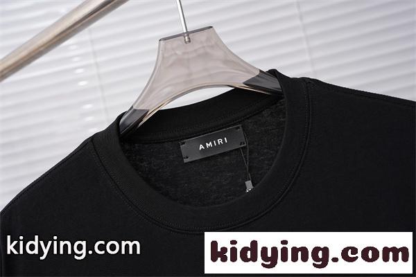 カレッジ風プリント 定番人気 ストリートカジュアル AMIRI アミリ コピー 半袖Tシャツ 旬顔デザイン-2