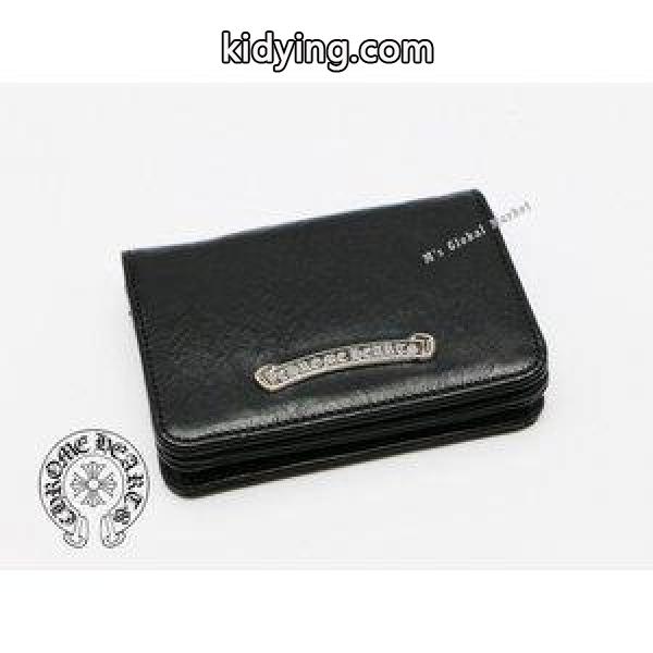 新品正規品 CHROME HEARTS クロムハーツ カードケース 名刺入れ 黒 3ポケット レザー :chcardcaceblack:エムジーエム - 通販ショッピング-0