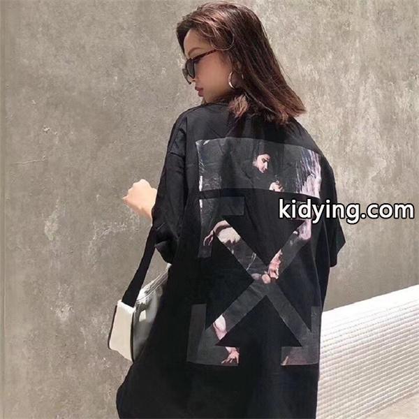 驚きの破格値本物保証レイヤードスタイルストレッチ春夏秋冬Off-Whiteオフホワイト Tシャツ コピー動きやすい-0