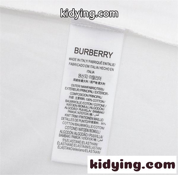 BURBERRY バーバリー コピー 半袖Tシャツ レタリングロゴ スクエアグラフィック 個性派デザイン 視線集中 ホットアイテム-8