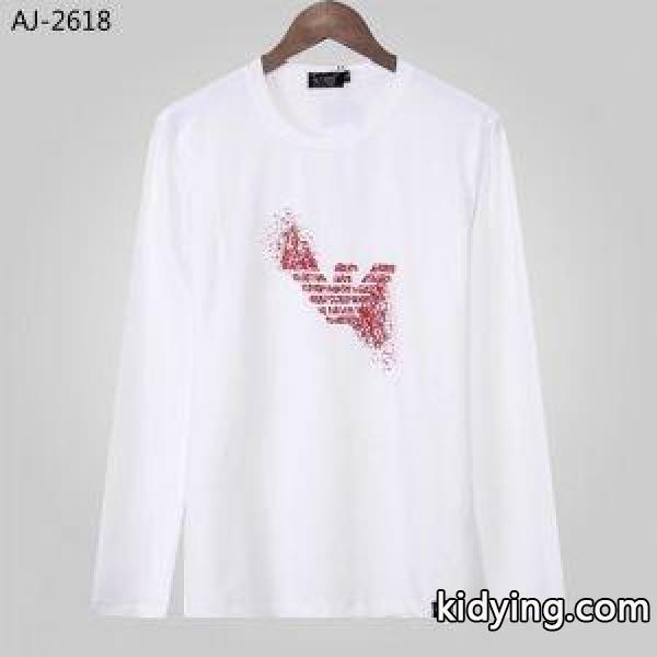 秋冬超人気アイテム アルマーニ ARMANI 冬の定番スタイル 3色可選 長袖Tシャツ_アルマーニ ARMANI_ブランド コピー 激安(日本最大級)-1
