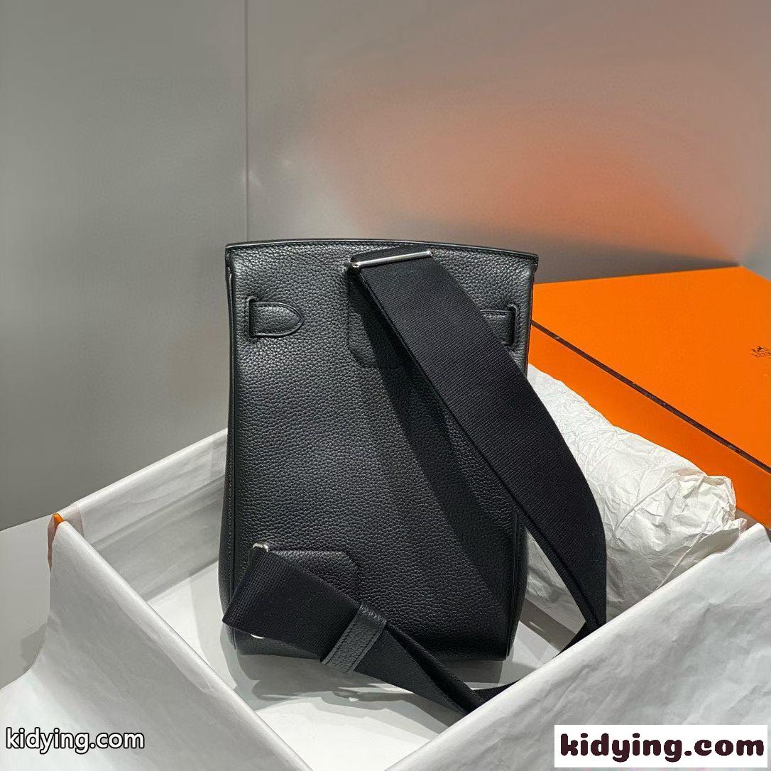 バッグ メンズ エルメス スーパーコピー ミニショルダー シンプル無地 高級感 モード系 Hermès-1