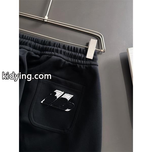 バレンシアガ コピー スウェットパンツ ネイビー シンプルロゴ スポーティー カジュアル BALENCIAGA-1