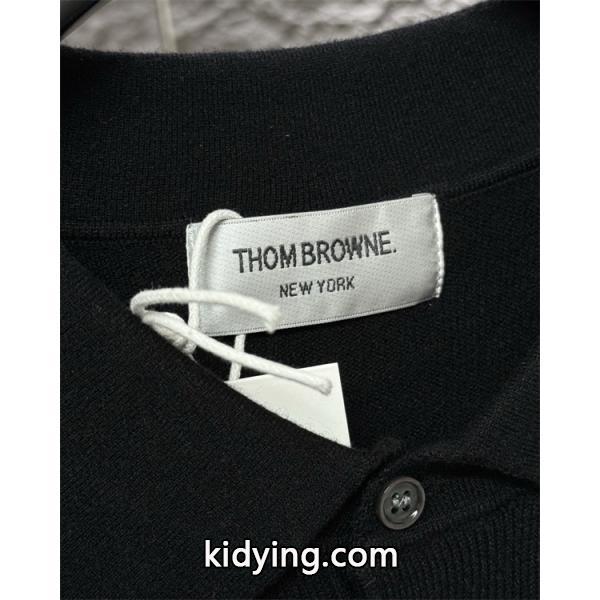 グレー × ブラック 2 色 セーター トムブラウン Thom Browne スーパーコピー 2025秋冬必須アイテム 注目-5