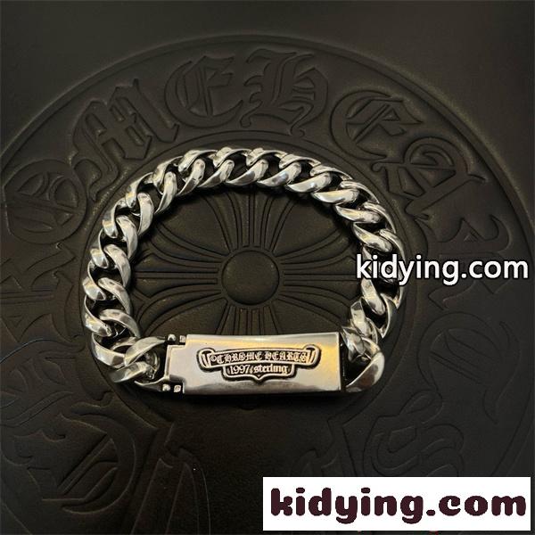 お洒落2色♥クロムハーツブレスレットコピーCHROME HEARTS アクセサリー人気ゴールド色☆シルバー-4