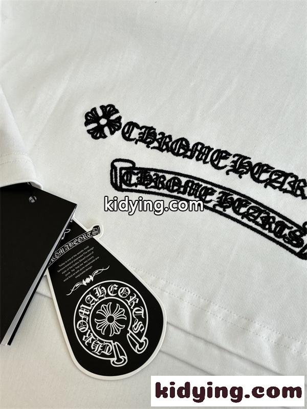 CHROME HEARTS クロムハーツ コピー クロスパッチデザイン ルーズシルエット 半袖Tシャツ-9