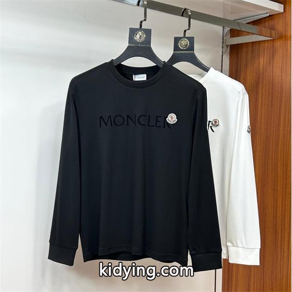 モンクレール コピー 長袖Tシャツ シンプル ベーシック エフォートレス ミニマル MONCLER-0