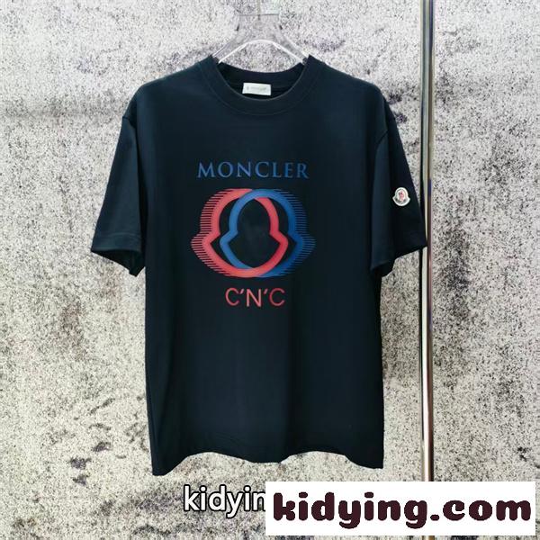 アイコンモチーフ ロゴグラフィック スタイリッシュ MONCLER モンクレール コピー 半袖Tシャツ 注目作-1