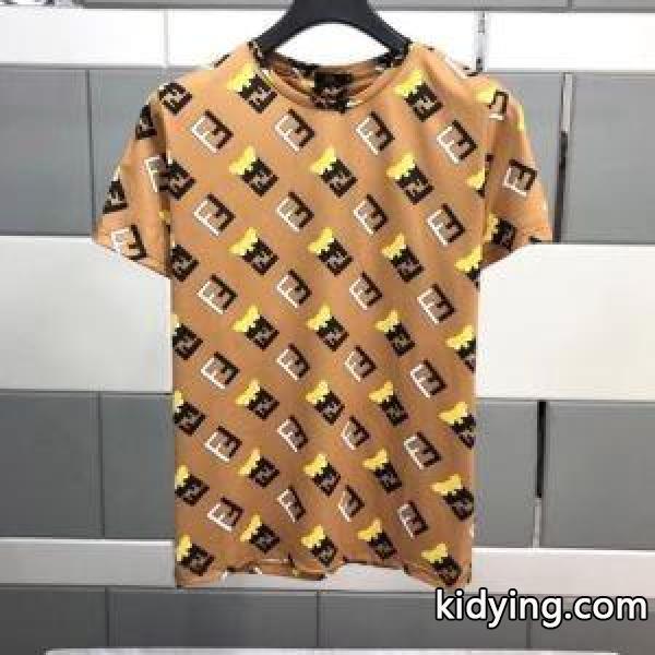 3色可選 2019夏もゆったり着こなし 半袖Tシャツ 品の良い優秀さコレクション フェンディ FENDI 期間限定、お得に買うべき_フェンディ FENDI_ブランド コピー 激安(日本最大級)-1