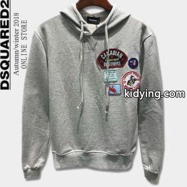 2色可選 高評価人気品 ディースクエアード DSQUARED2 新作アイテム パーカー_ディースクエアード DSQUARED2_ブランド コピー 激安(日本最大級)-1