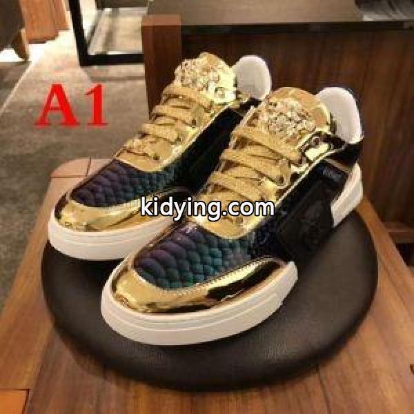 2019ssファション流行を 春夏欠かせない定番アイテム VERSACE ヴェルサーチ ハイトップシューズ 3色可選_ヴェルサーチ VERSACE_ブランド コピー 激安(日本最大級)-0