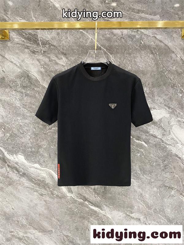 プラダ コピー セットアップ 半袖 PRADA ショートパンツ シンプル 快適素材 外出兼用-2