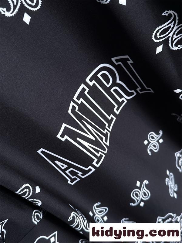 セットアップ 半袖シャツ アミリ コピー ショートパンツ ストリート リゾート風 AMIRI 夏服-2