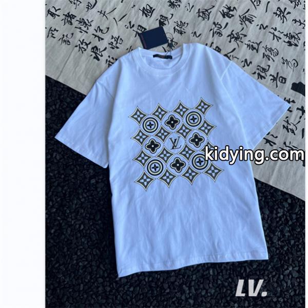 SALE開催 LOUIS VUITTON Tシャツ\\半袖 春夏新作 自然な肌触りルイ ヴィトン_ルイ ヴィトン LOUIS VUITTON_ブランド コピー 激安(日本最大級)-0