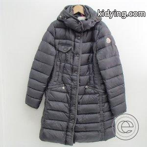 MONCLER モンクレール HERMINEエルミンヌ フード付 ダウンコート3 チャコールグレー :2881000000022600:ブランドショップエコスタイル - 通販ショッピング-0