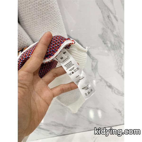 遊び心満点 ジャカード Off-White オフホワイト コピー ニット 上質素材 カジュアル 主役級-6