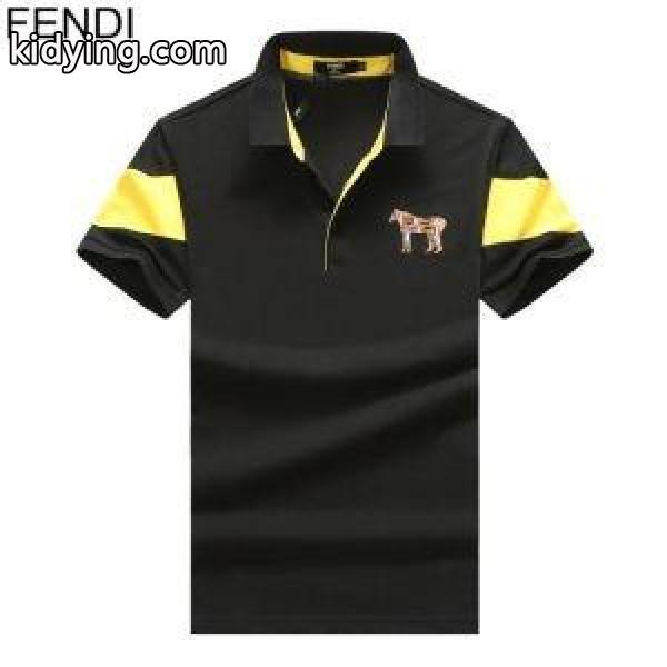 フェンディ スーパー コピーFENDI激安大特価新品良質柔らかいメンズTシャツ耐久性アンダーウェアブラックホワイト赤色-0