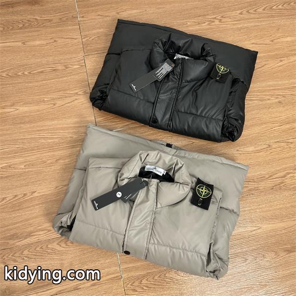STONE ISLAND ストーンアイランド コピー 話題沸騰 2025秋冬 トレンド  ダウンベスト ブラック-4