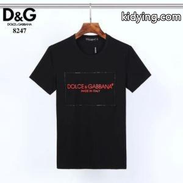 ドルチェ&ガッバーナ 印象的な春夏コーデに2色可選 Dolce&Gabbana 余裕のあるコーデに挑戦 半袖Tシャツ_ドルチェ&ガッバーナ DOLCE & GABBANA_ブランド コピー 激安(日本最大級)-1