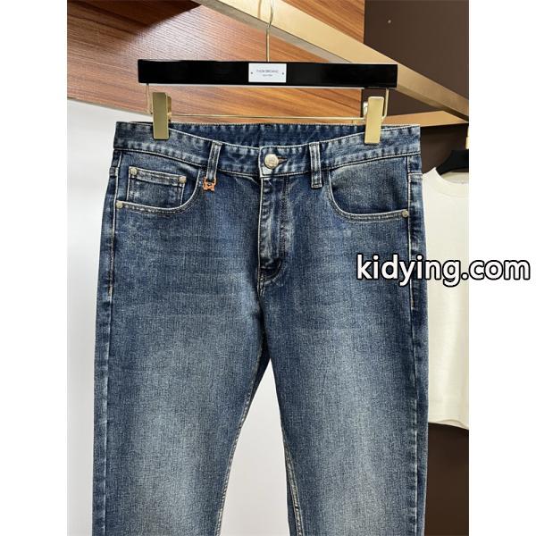 お買い得セール大きいサイズファッションHERMESエルメス ジーンズ コピー上品さ上質スリムシルエットデニムパンツ-3