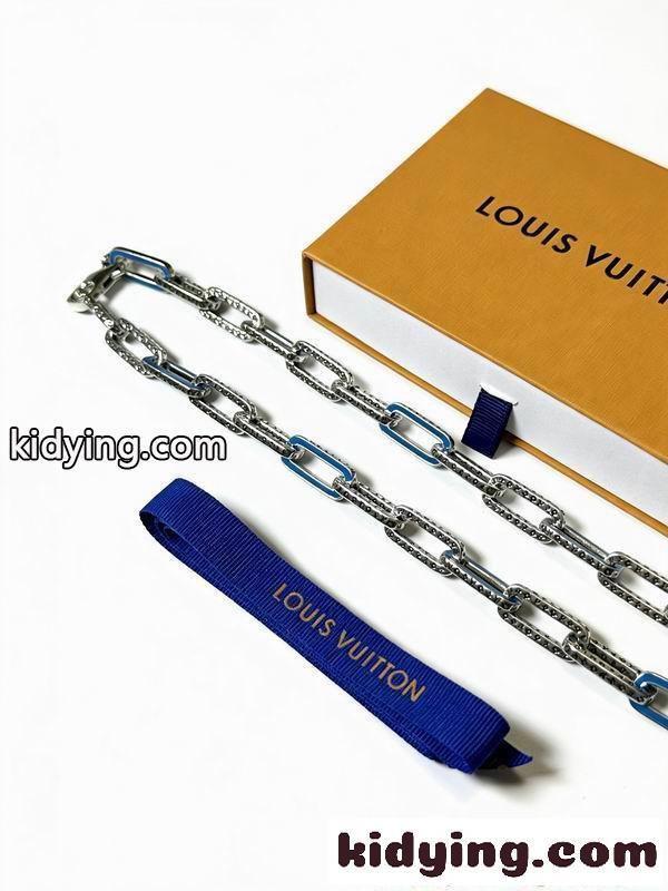 ネックレス ブルーアクセント LOUIS VUITTON ルイヴィトン スーパーコピー ステンレス仕様 個性派-1