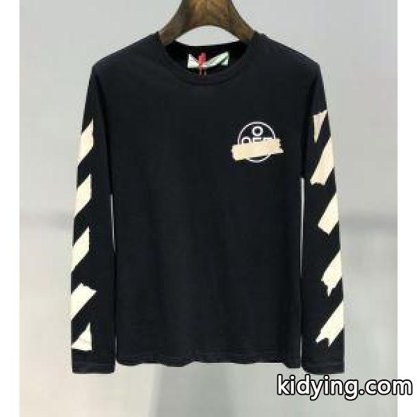 流行スタイル2019春夏新作 これからの季節、大活躍 Off-White オフホワイト 長袖Tシャツ 2色可選_Off-White オフホワイト_ブランド コピー 激安(日本最大級)-1
